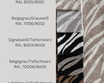 Jacquardstoff, Chenille, Zebra-Print - 7 Farben, Bezugsstoff, Polsterstoff, Möbelstoff, Dekostoff, Vorhangstoff, Kleidung, 140 cm