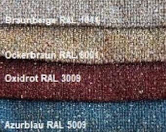 Flat woven hand woven fabric fabric by the metre plain upholstery fabric upholstery fabric decorations wall covering flame retardant 14 col.