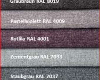 Velour chenille fabric sold by the meter decorative fabric upholstery fabric furniture fabric curtain fabric plain fabric EURO 10.40 p.mtr.