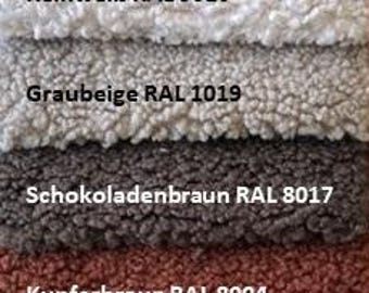 Sheep's wool character teddy velour fabric plain upholstery fabric furniture fabric decorative fabric curtain fabric EURO 15.50 p.mtr.