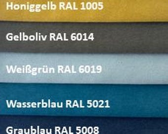 Velour microfiber fabric sold by the meter, plain upholstery fabric, furniture fabric, decorative fabric, curtain fabric EURO 9.50 per meter