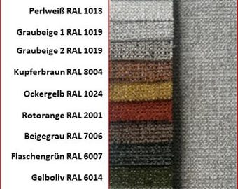 Velour chenille fabric sold by the meter plain upholstery fabric furniture fabric decorations wall covering flame retardant EURO 13.80 p.mtr