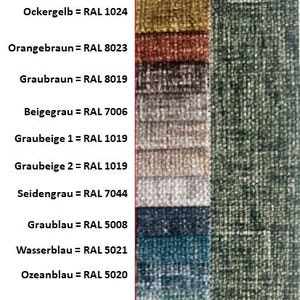 Velour knit fabric sold by the meter, mottled upholstery fabric, furniture fabric, decorative fabric, curtain fabric, EURO 11.40 per meter.