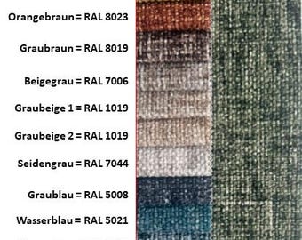 Velour knit fabric sold by the meter, mottled upholstery fabric, furniture fabric, decorative fabric, curtain fabric, EURO 11.40 per meter.