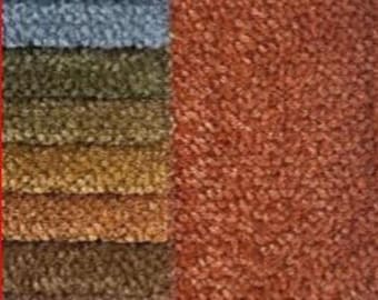 Velour Fabric, Mélange Texture - 22 Colors - Upholstery, Furniture, Decorative, Curtain, Sofa Fabric, 140 cm Wide