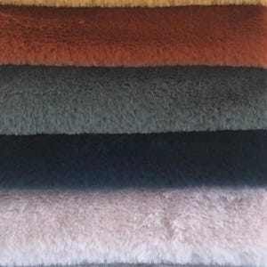 Teddystoff, Kunstfell - 12 Farben, weich & dicht, Bekleidungsstoff, Mantelstoff, Polsterstoff, Bezugsstoff, Meterware, 140 cm