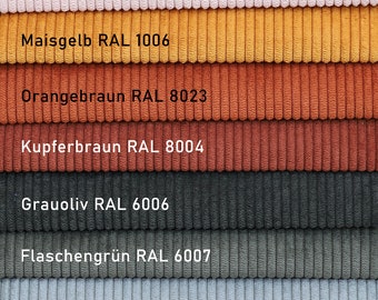 Soft CORDUROY FABRIC, Fabric By The Metre, Decorative Fabric Perfect For All Furnishing Purposes, Upholstery Curtain Fabric EURO 9.60 p.mtr