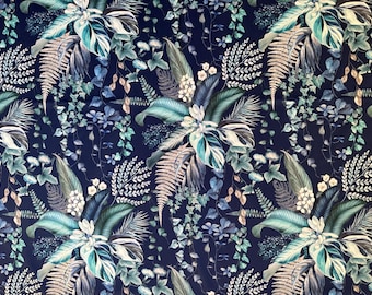 Decorative fabric curtain fabric floral upholstery fabric upholstery fabric fabric by the meter velour 6 colors EURO 17.70 p.mtr.