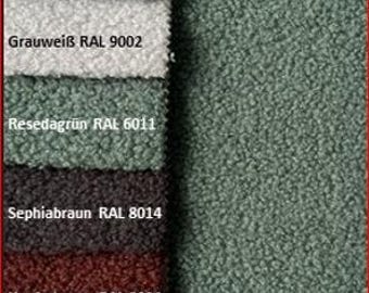 Loop velour velour fabric by the metre single-coloured upholstery fabric upholstery fabric decorative fabric curtain fabric wall covering