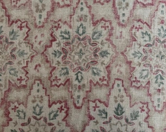 Printed fabric natural fiber sold by the meter decorative fabric upholstery fabric furniture fabric curtain fabric extra wide EURO 39.10 p.m