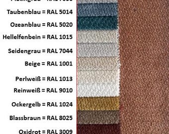 Velour fabric sold by the meter plain upholstery fabric furniture fabric decorative fabric curtain fabric wall covering EURO 10.70 per meter