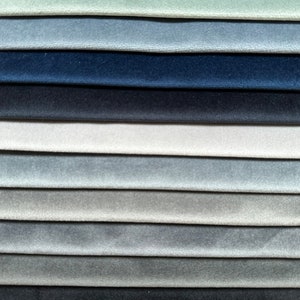 Velour Velvet Fabric by the Metre, Upholstery Fabric, Decorative Fabric ...