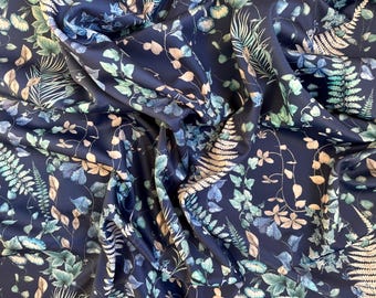 Decorative fabric curtain fabric floral upholstery fabric upholstery fabric fabric by the meter velour 6 colors EURO 16.70 p.mtr.