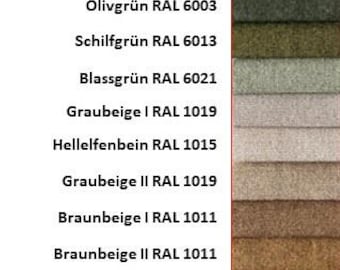 Textured fabric by the meter, flat weave, decorative fabric, upholstery fabric, furniture fabric, curtain fabric, available in 19 colors