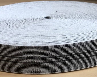 Gummigurt Polstergurt 100 m, Gurt für Stuhl Sofa Polster Sessel Elastisches Gummiband Gurtband Zugband für Sitz Rückenlehne 6 cm 0.60 p.mtr.