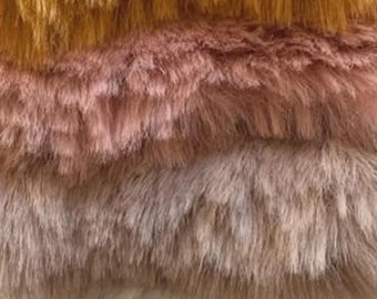 Veloursstoff, Langhaarvelours - 16 Farben, weich & dicht, Polsterstoff, Bezugsstoff, Möbelstoff, Dekostoff, Meterware, 140 cm