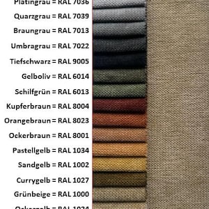 Velour Chenille Fabric Sold by the Meter, Plain Upholstery Fabric, Furniture Fabric, Decorations, Flame-Retardant, EURO 10.70 per meter.