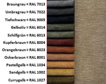 Velour Chenille Fabric Sold by the Meter, Plain Upholstery Fabric, Furniture Fabric, Decorations, Flame-Retardant, EURO 10.70 per meter.