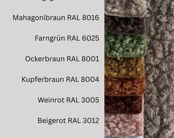 Velour / Faux Suede / Faux Fur / Microfiber Fabric – Sold by the Meter – Solid Color – Upholstery & Decorative Fabric (Curtains)