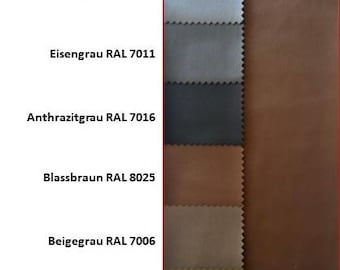 Imitation leather fabric sold by the meter, plain upholstery fabric, furniture fabric, decorative fabric, wall covering, tablecloth