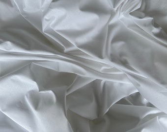 Cotton fabric by the metre cotton fabric white, decorative curtain tablecloth lining fabric nettle 240 cm wide extra wide EURO 7.60 p.m