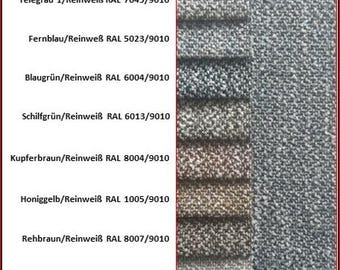 Flat weave structured fabric Boucleart plain upholstery fabric furniture fabric decorative fabric curtain fabric EURO 16.70 p.mtr.