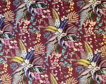 Decorative fabric curtain fabric floral upholstery fabric upholstery fabric fabric by the meter velour 6 colors