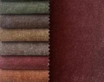 Chenille Velour Fabric - 21 Colors - Upholstery Fabric, Furniture Fabric, Decorative Fabric, Curtain, Sofa, Cushion Fabric, 140 cm Wide