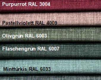 Velour velvet fabric by the metre plain upholstery fabric upholstery fabric decorations wall covering flame retardant 18 colours Oeko-Tex