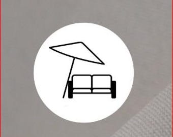 Outdoor garden furniture sun protection awning fabric sold by the meter decorative fabric curtain fabric upholstery fabric EURO 12.40 p.mtr.