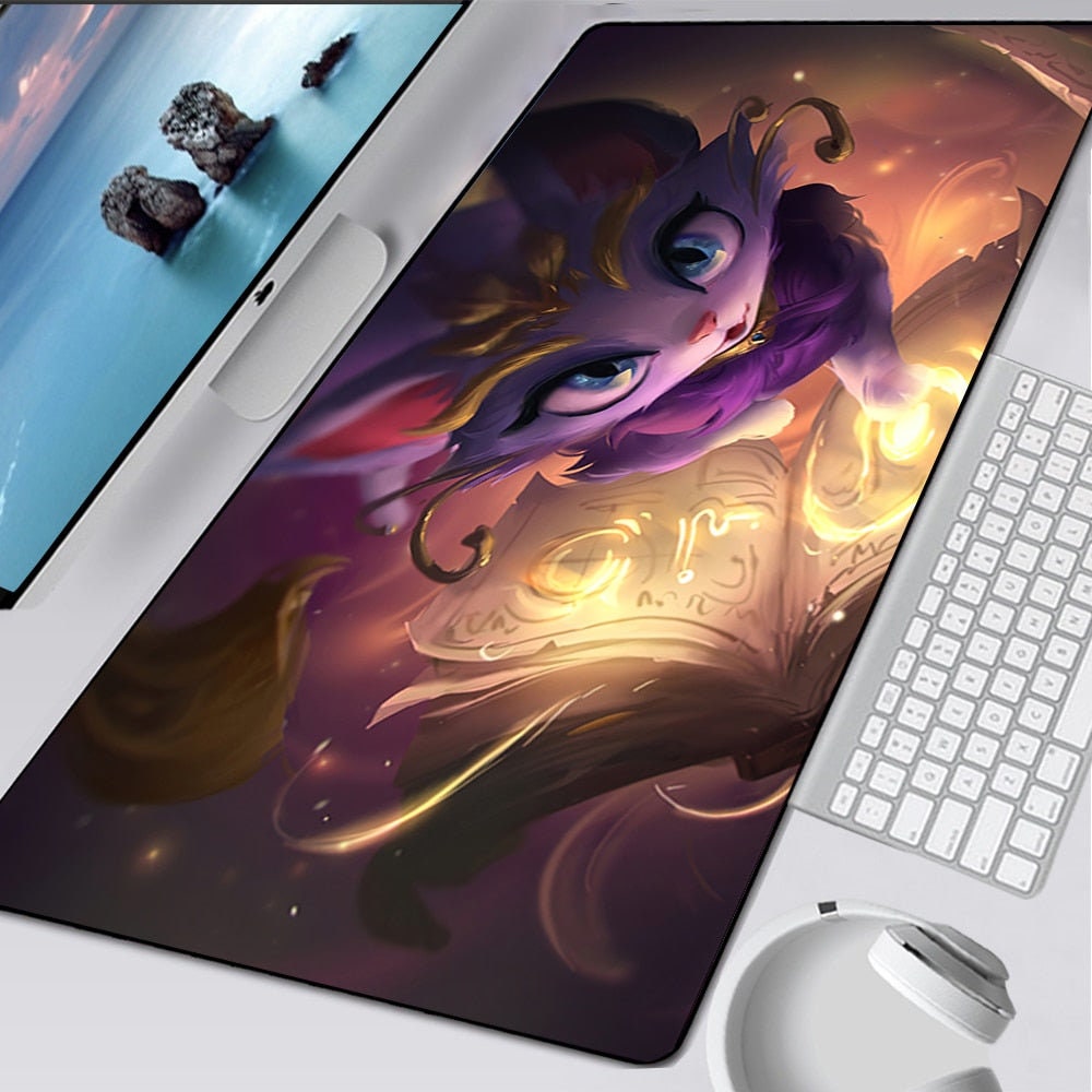 Discover Yuumi League of Legends Desk Mat