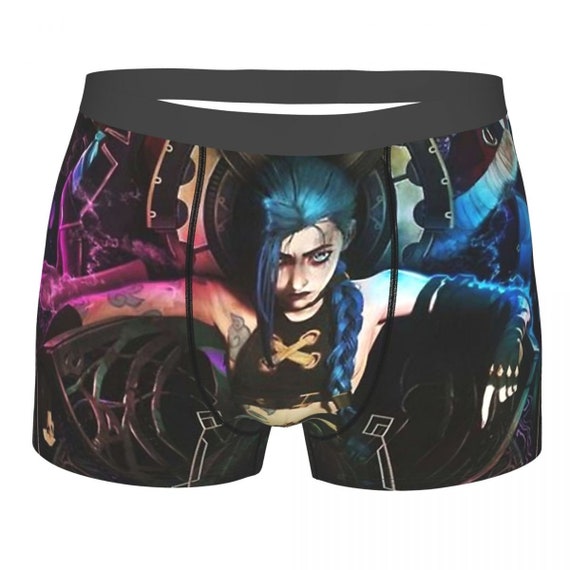 Arcane Jinx Underwear Sexy Boxer Short League of Legends Bottom Collection  -  Australia
