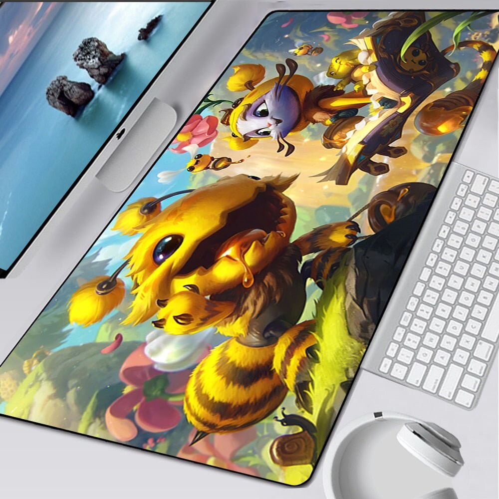 Discover Yuumi League of Legends Desk Mat