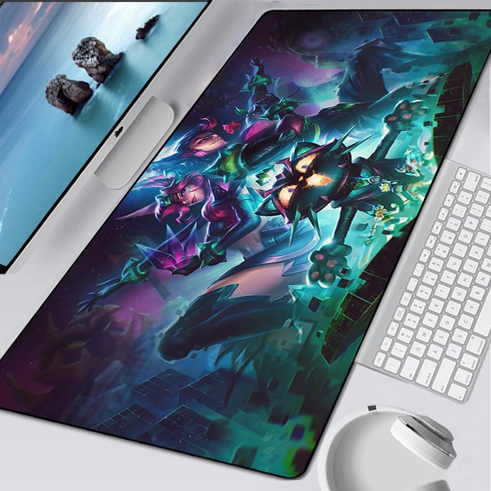 Discover Yuumi League of Legends Desk Mat