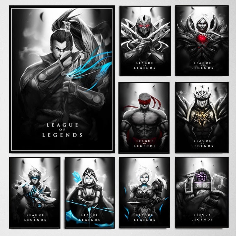 Poster League of Legends LOL C - Pop Arte Skins