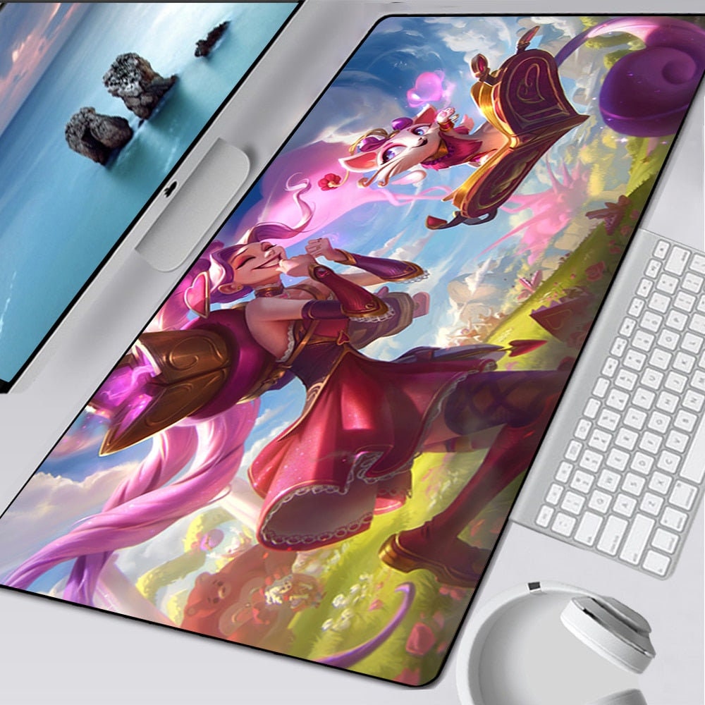 Discover Yuumi League of Legends Desk Mat