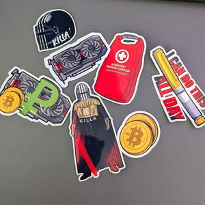 Flucht aus Tarkov LOOT Stickers Pack | EFT | White Gloss Sticker | Holographische Sticker | Fan Kunst | Letterbox Überraschung | Vinyl Wasserdicht