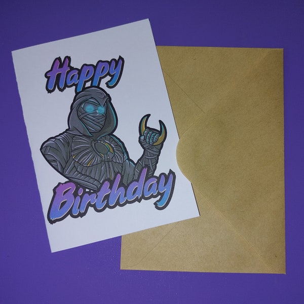 Moon Knight Birthday Card | Marvel | Birthday | Greeting Card | Occasion | Gift