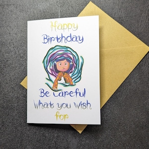 Coraline Happy Birthday-wenskaart | Wees voorzichtig met wat je wenst | Verjaardagsviering |  Liefde | Gelegenheid: