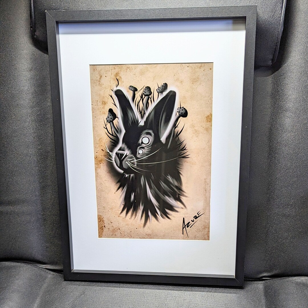 AZURE Original RABBIT Horror Collection Print Custom Design Poster A4 ...
