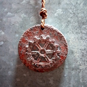 Steampunk / Pós Apocalipse / Roda dentada / Pingente