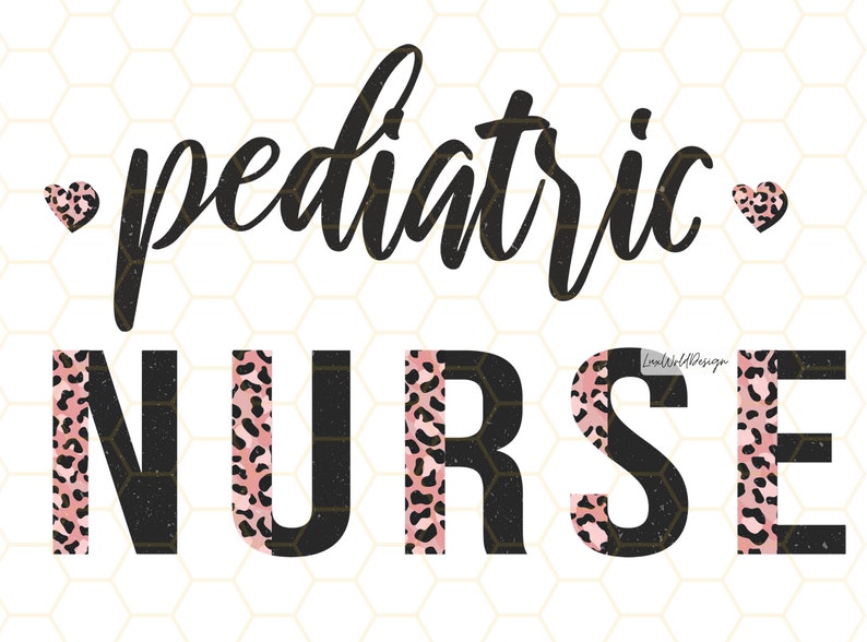 Pediatric Nurse PNG Nurse Png Nurse Clipart Nurse Etsy