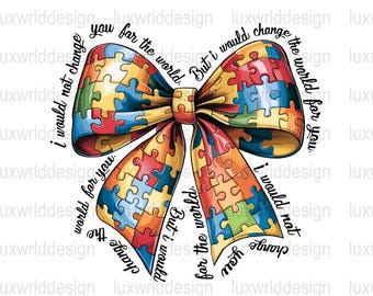 Coquete de Autismo PNG | PNG de Autismo | PNG de Conscientização sobre Autismo | Designs de Sublimação para Autismo | Download Digital | Design de Autismo
