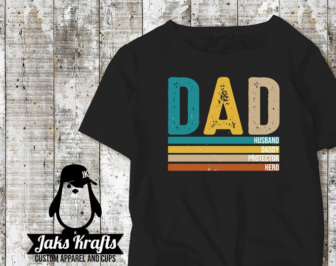 DAD | The Man | The Myth | The Legend T-Shirt | For him husband dad daddy