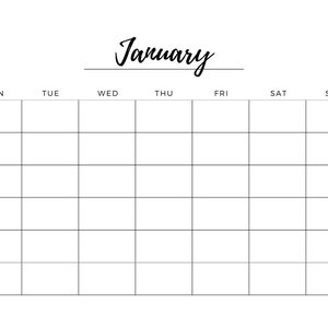 Time Table Template | Time Table | Weekly Calendar - Etsy