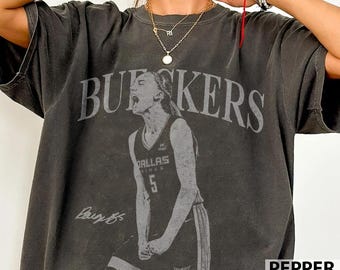 Paige Bueckers dames basketbalshirt in retro jaren 90 met comfortabele kleuren