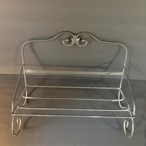 longaberger wrought iron basket stand With Basket