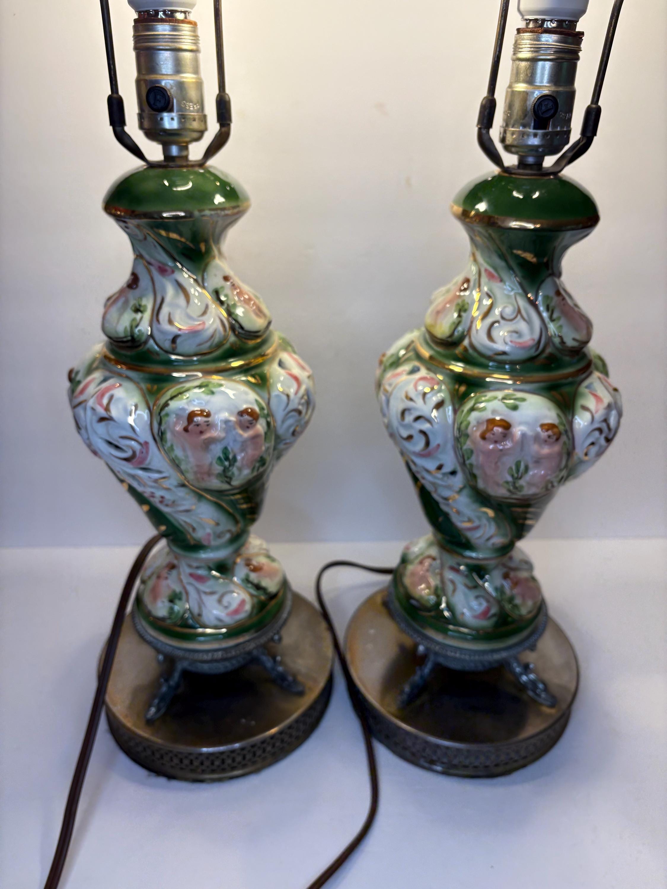 Capodimonte Etsy italy 高級磁器 ヴィンテージ 狩猟服装のマリー