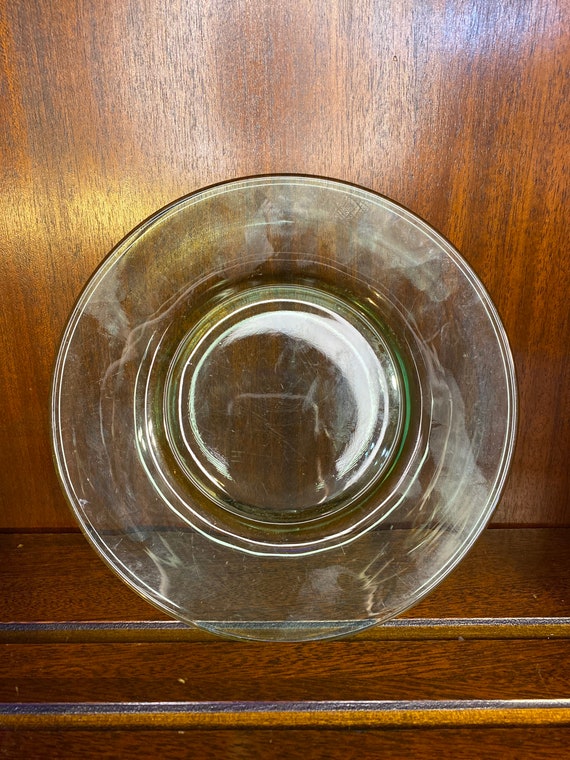 Vaseline Glass Plate Etsy