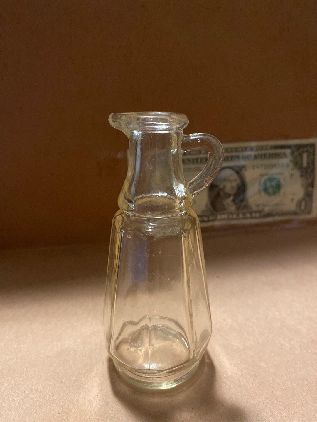 Vintage Apple Cider Vinegar Cruet Hazel Atlas Etsy